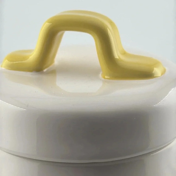 💥Rae Dunn Spring/Floral/Flowers Sugar Ceramic Canister Food storage w/lid 8” - Picture 11 of 14